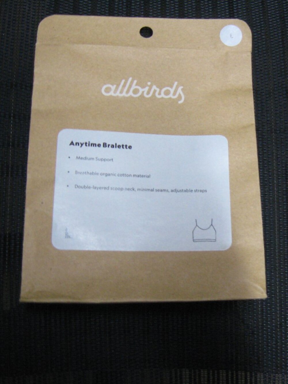 Allbirds Bralette Women Size Large Gray - Picture 4 of 4